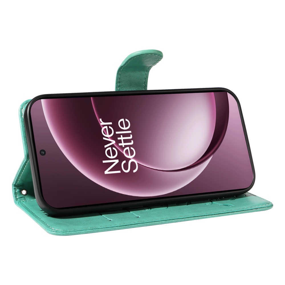 Virágok könyv tok OnePlus 15 5G - teal - teal