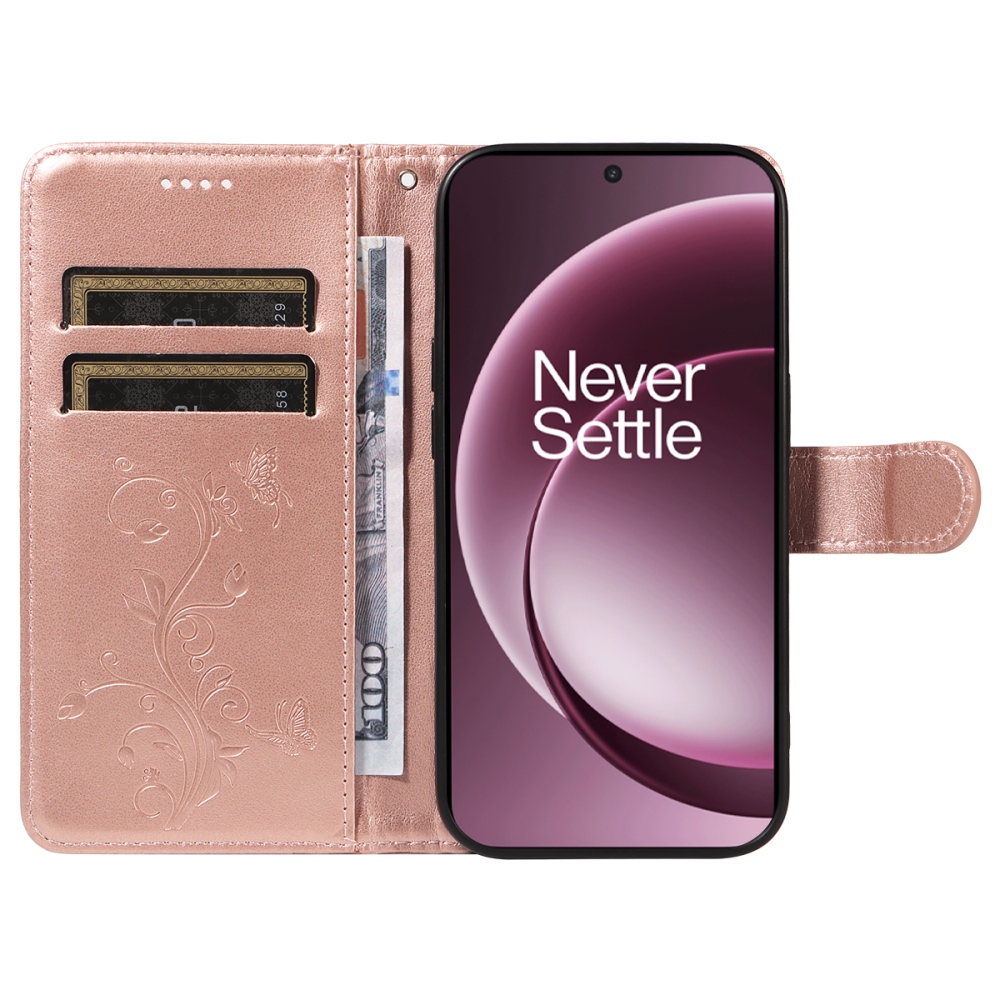 Virágok könyve tok OnePlus 15 5G - rózsaarany