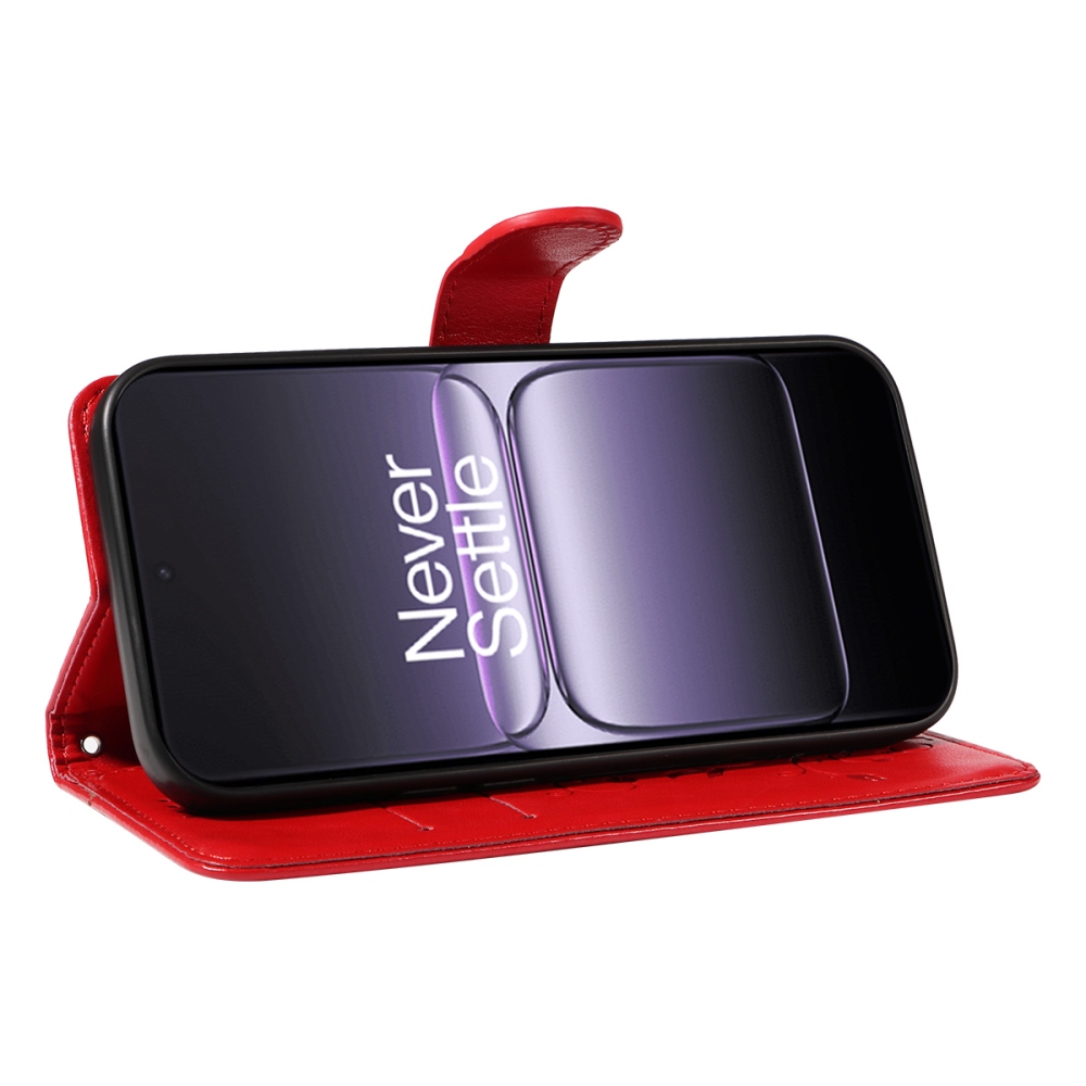 Virágok könyve tok OnePlus Nord 5 5G - piros