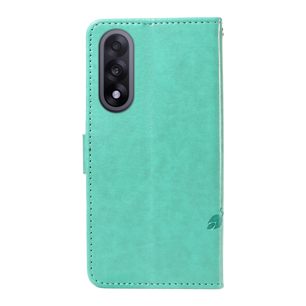 Virágok könyv tok OnePlus Nord 5 5G - teal - teal