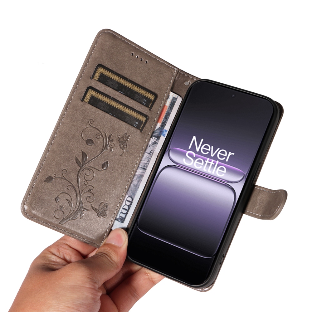 Virágok könyve tok OnePlus Nord 5 5G - szürke