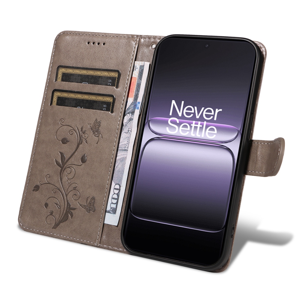 Virágok könyve tok OnePlus Nord 5 5G - szürke