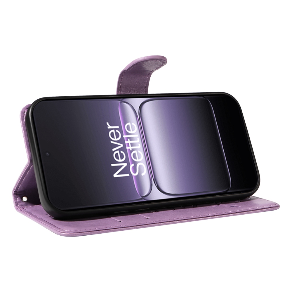 Virágok könyve tok OnePlus Nord 5 5G - világos lila