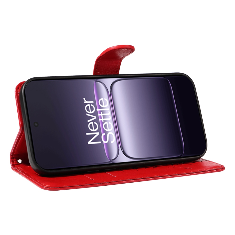 Virágok könyve tok OnePlus Nord CE5 5G - piros