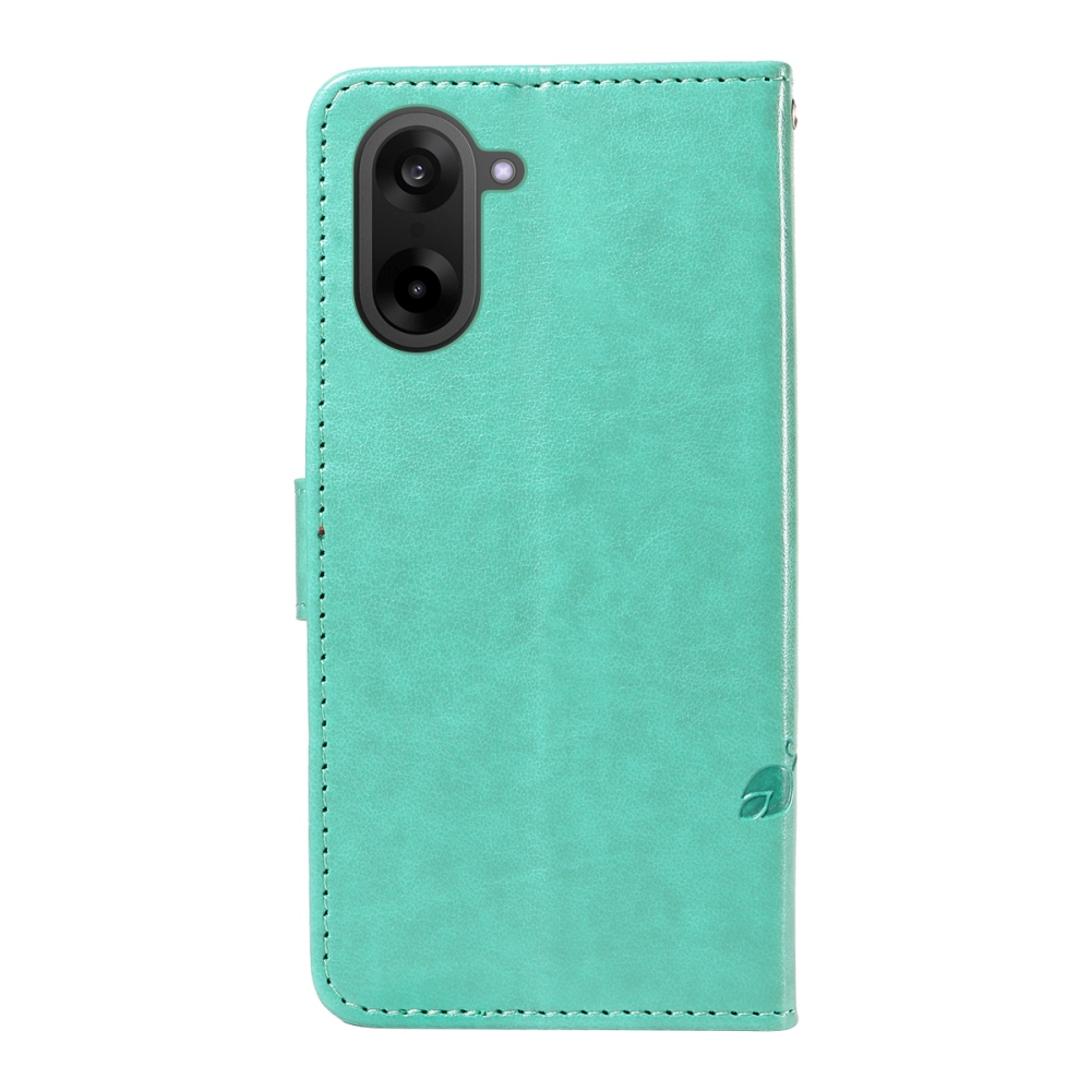 Virágok könyv tok OnePlus Nord CE5 5G - teal - teal