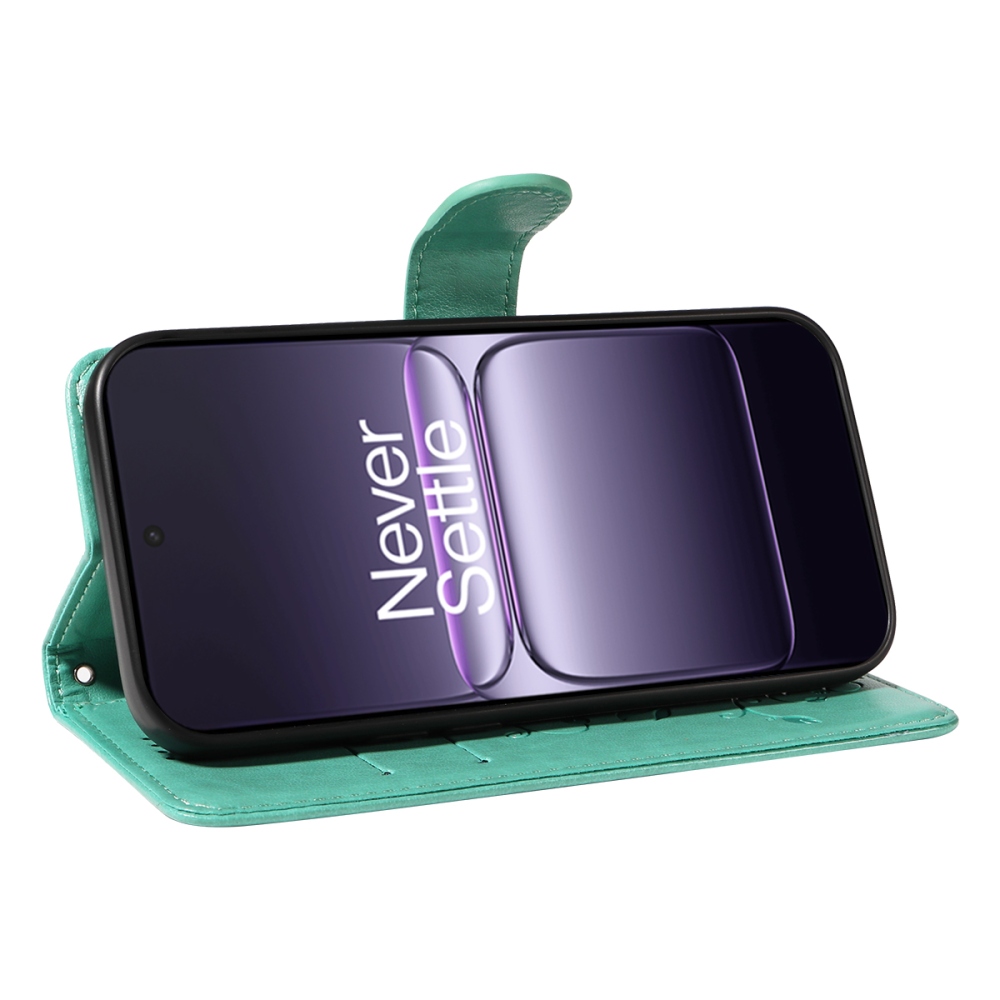 Virágok könyv tok OnePlus Nord CE5 5G - teal - teal