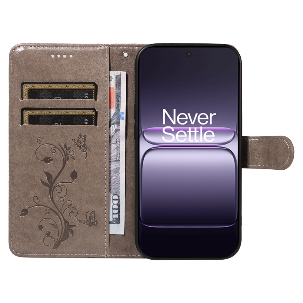 Virágok könyve tok OnePlus Nord CE5 5G - szürke