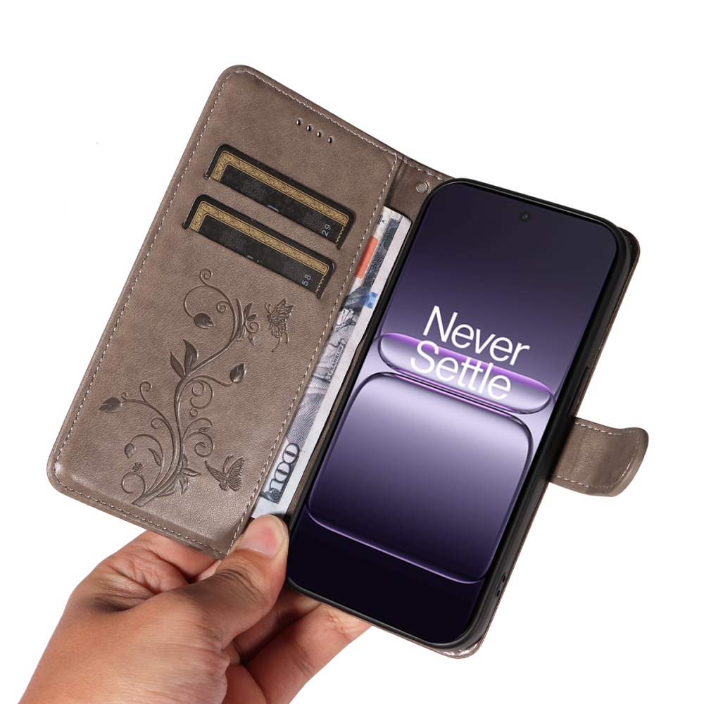 Virágok könyve tok OnePlus Nord CE5 5G - szürke