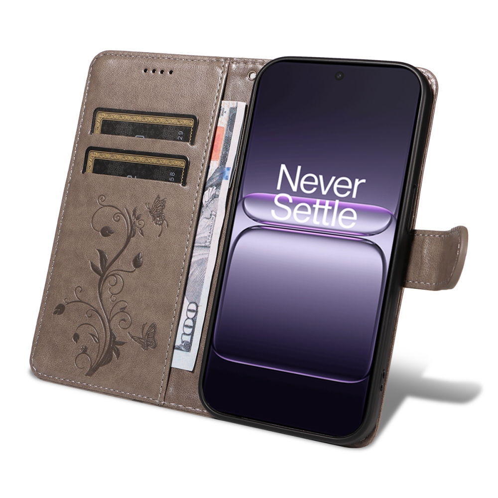 Virágok könyve tok OnePlus Nord CE5 5G - szürke