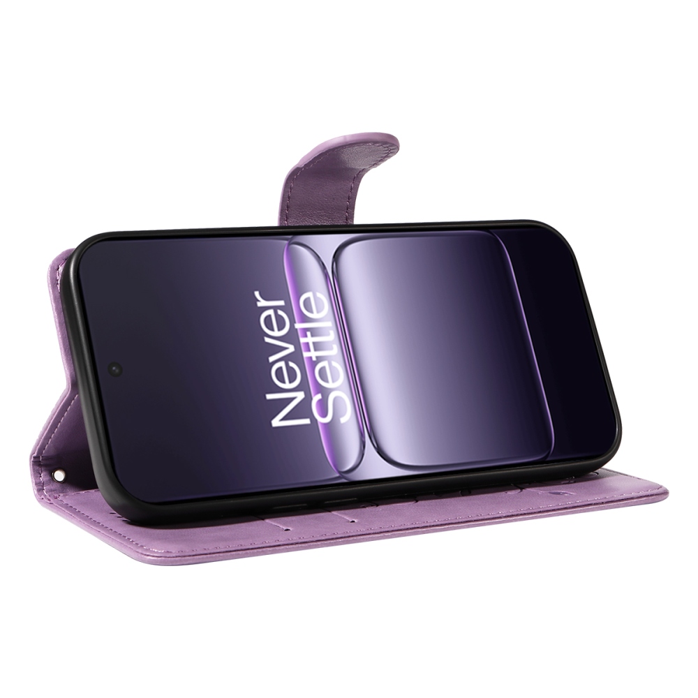 Virágok könyve tok OnePlus Nord CE5 5G - világos lila