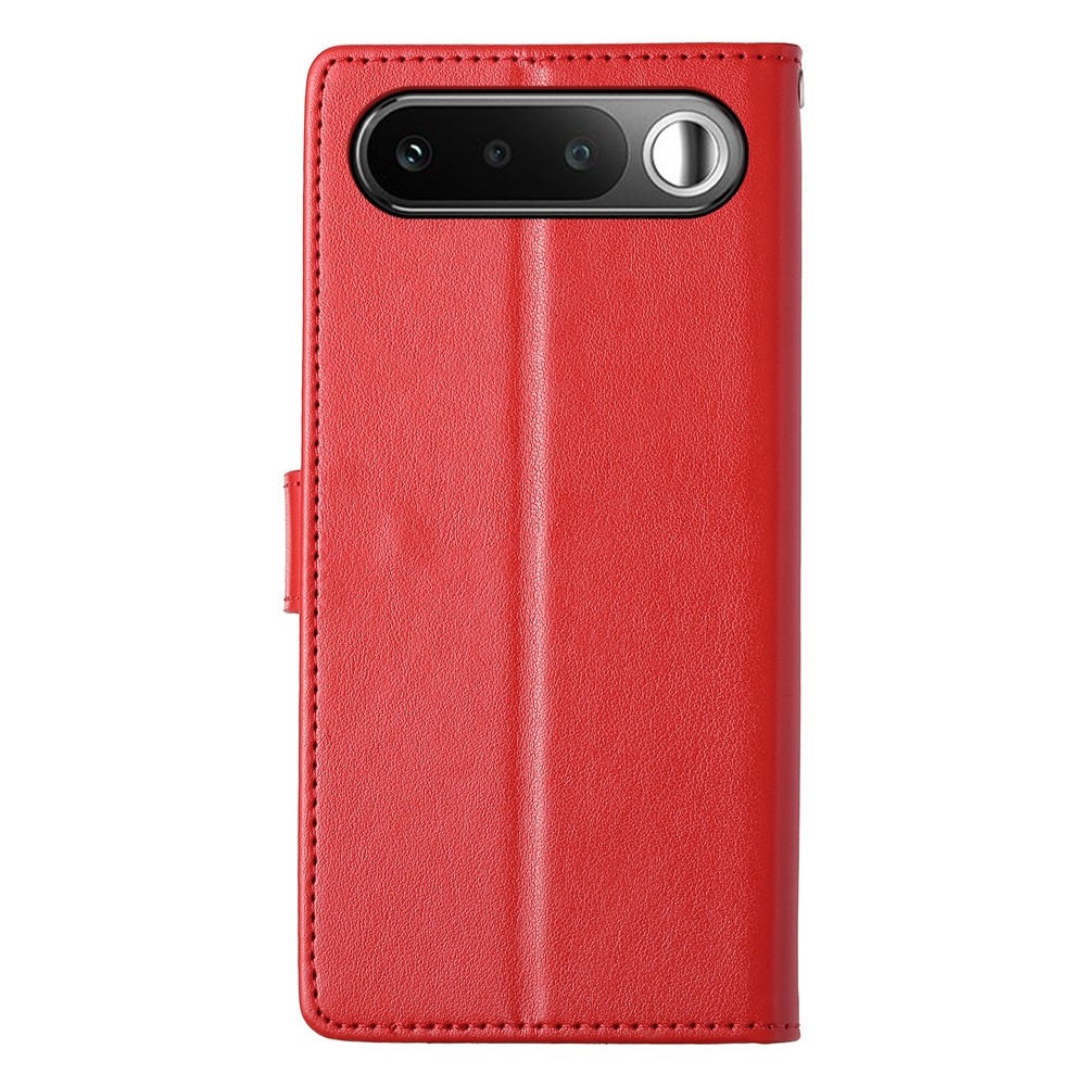 Flowers könyvformájú tok a Realme 16 5G-hez – piros