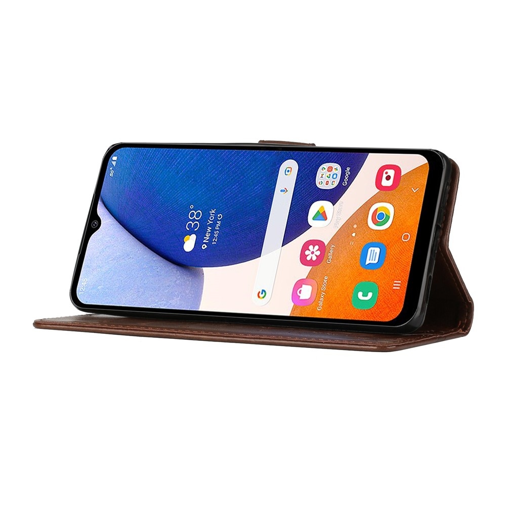 Virágok könyv tok Samsung Galaxy S26+ készülékhez - barna