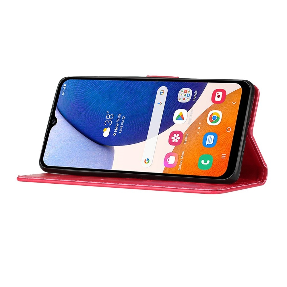 Virágok könyv tok Samsung Galaxy S26/S26 Pro készülékhez - piros