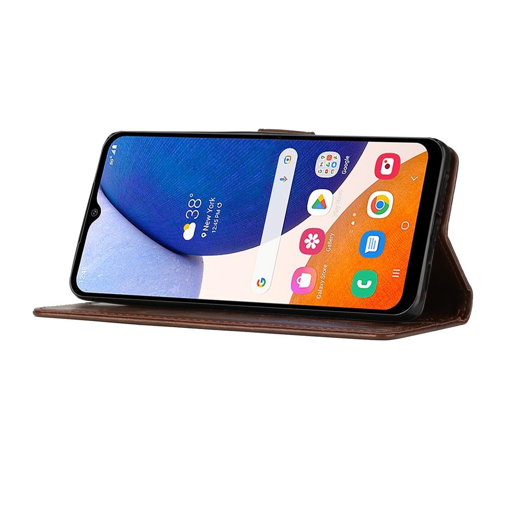 Virágok könyv tok Samsung Galaxy S26/S26 Pro készülékhez - barna