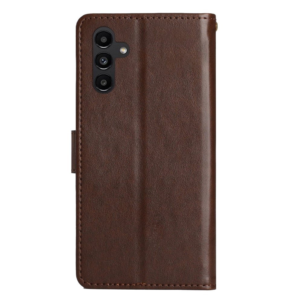 Virágok könyv tok Samsung Galaxy S26/S26 Pro készülékhez - barna