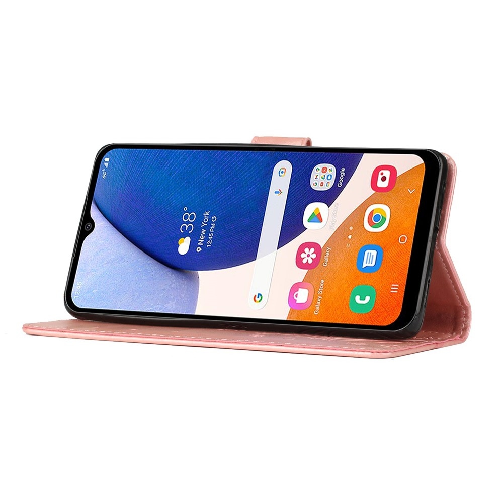 Virágok könyv tok Samsung Galaxy S26/S26 Pro készülékhez - rózsaarany