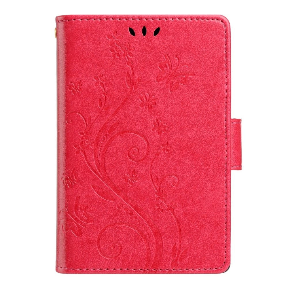 Flowers könyvformájú tok a Samsung Galaxy Z Fold8 5G-hez – piros
