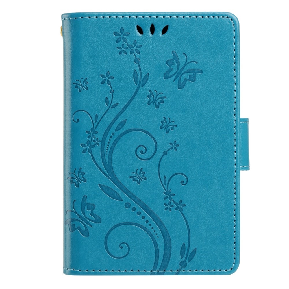 Flowers könyvhátlap a Samsung Galaxy Z Fold8 5G-hez – kék