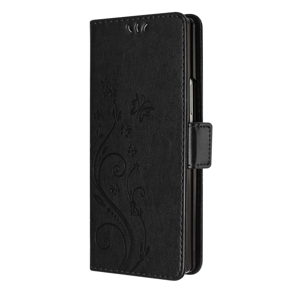 Flowers könyvformájú tok a Samsung Galaxy Z Fold8 Ultra 5G-hez – fekete