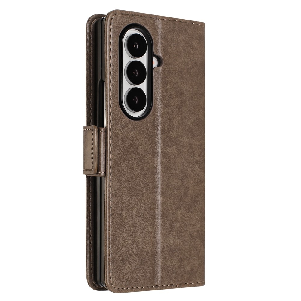Flowers könyvformájú tok a Samsung Galaxy Z Fold8 Ultra 5G-hez – szürke