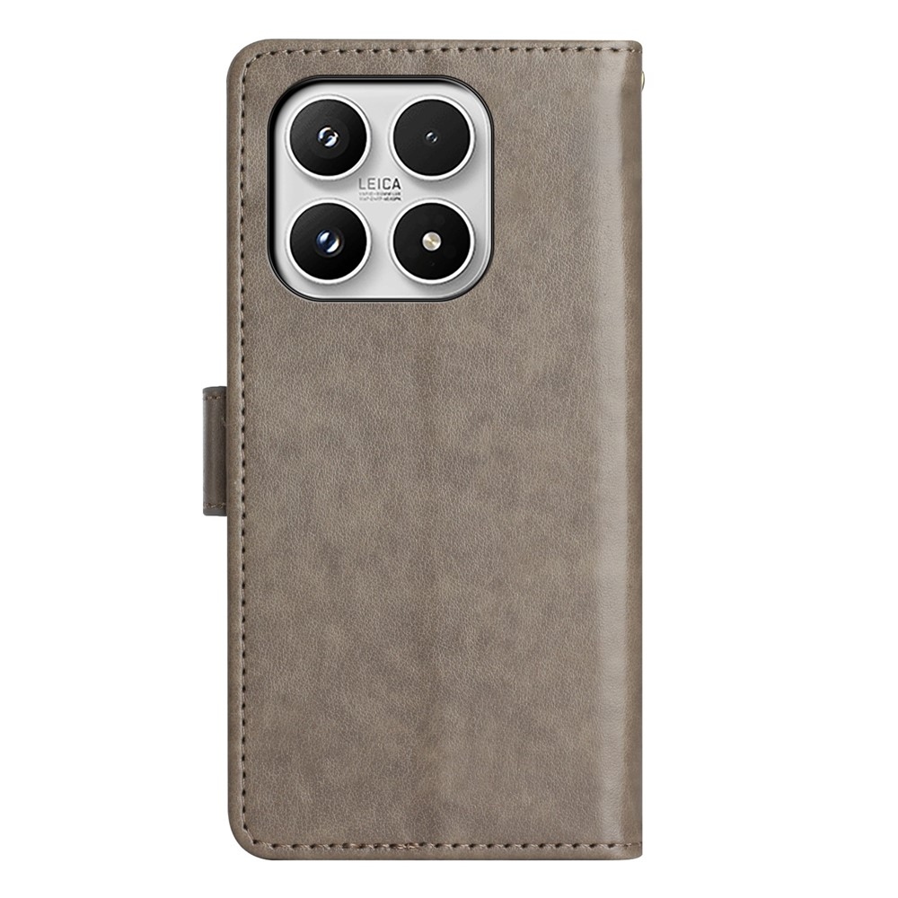 Virágok könyv tok Xiaomi 17 - szürke