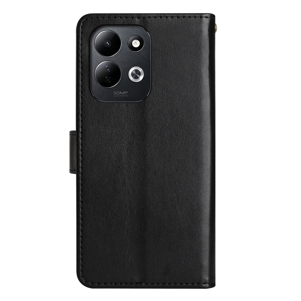 Flowers könyvformájú tok a Xiaomi Redmi 17 4G/5G-hez – fekete