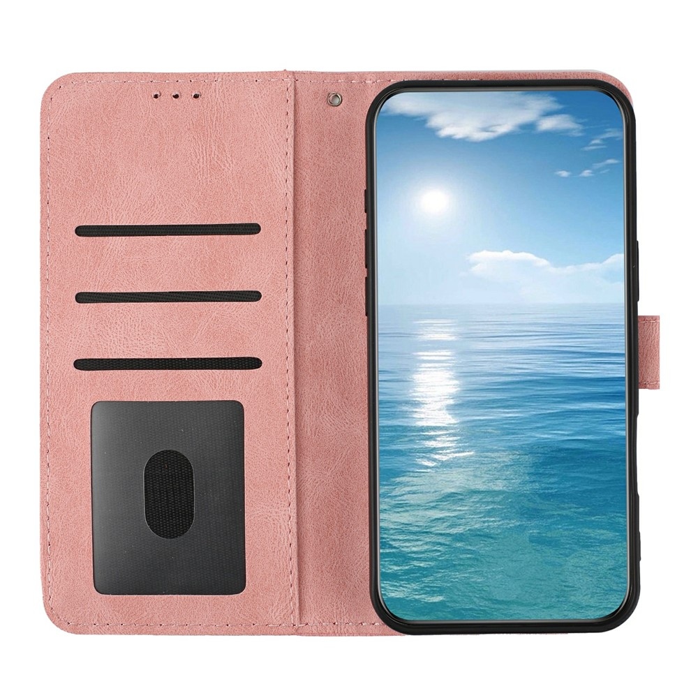 Virágmintás könyvtok a Google Pixel 11 Pro/11-hez – rózsaszín