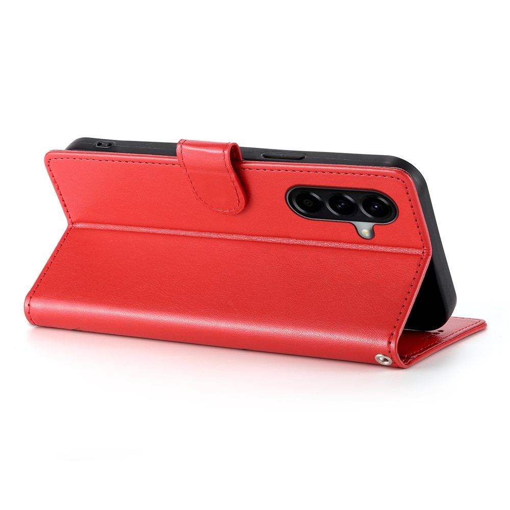 Virágos könyves tok Samsung Galaxy A37 5G - piros