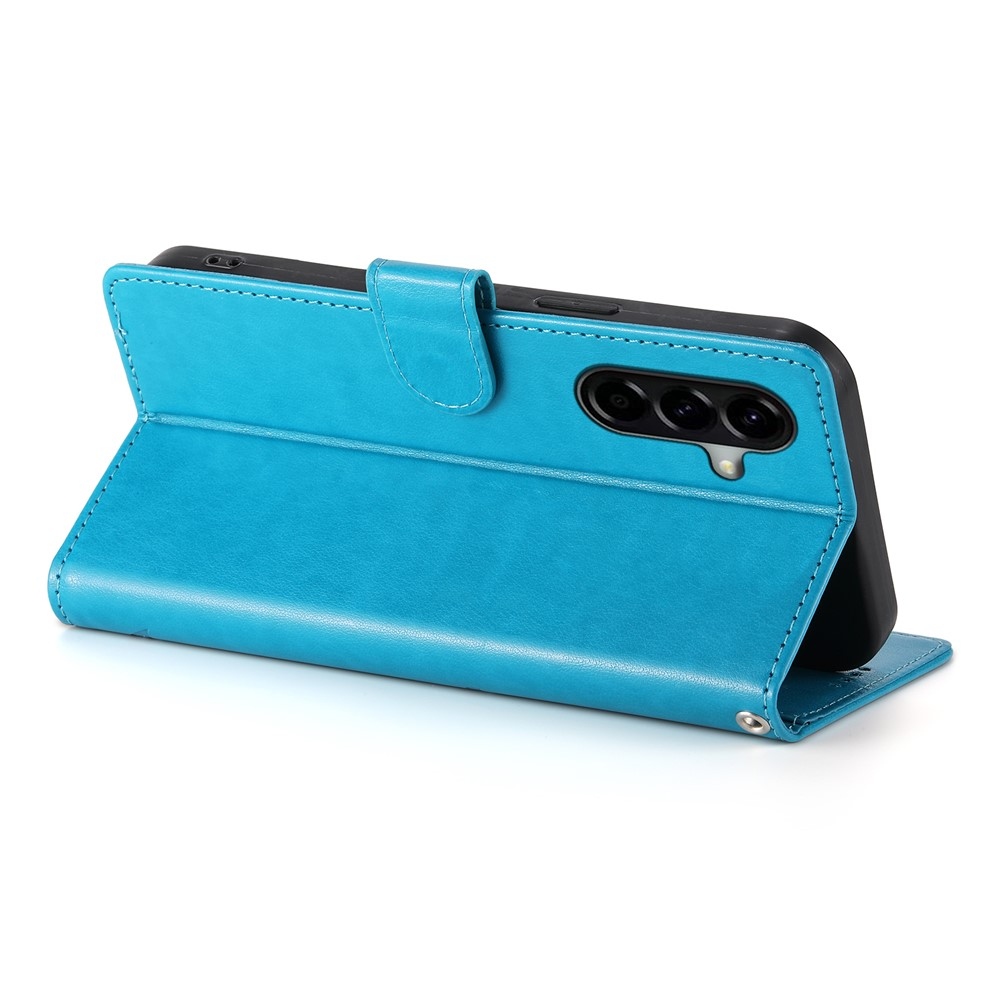 Virágos könyves tok Samsung Galaxy A37 5G - kék