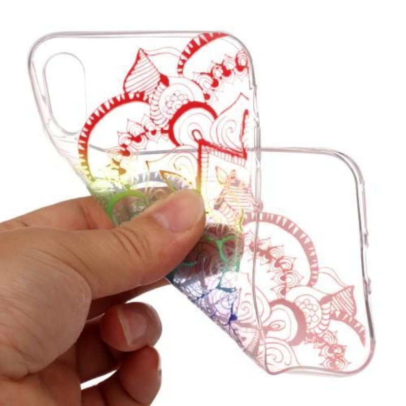 Flowi zselés tok iPhone X készülékhez - mandala