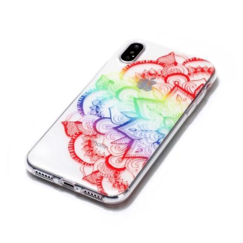 Flowi zselés tok iPhone X készülékhez - mandala