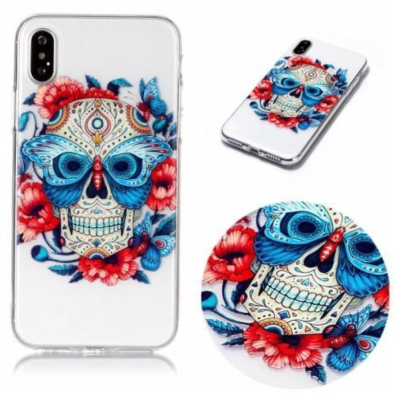 Flowi zselés tok iPhone X készülékhez - koszorú