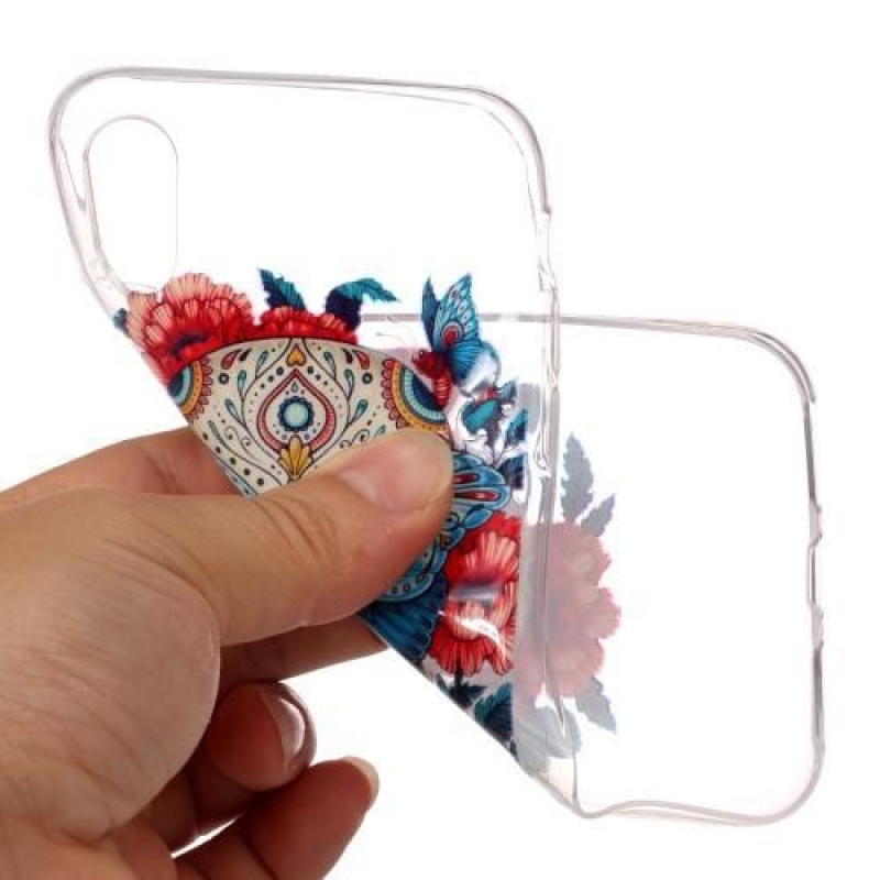 Flowi zselés tok iPhone X készülékhez - koszorú