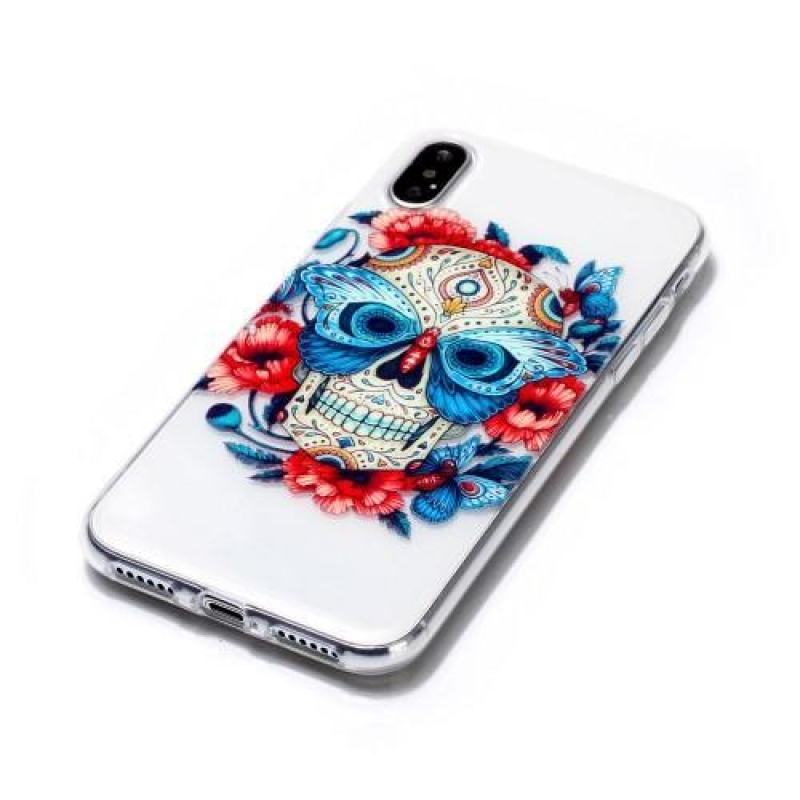 Flowi zselés tok iPhone X készülékhez - koszorú