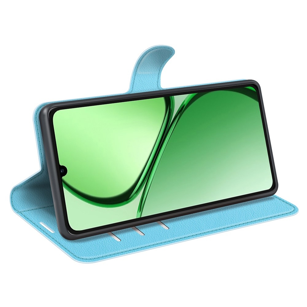 Litchi könyvtáska Realme C61/C63 készülékhez - kék