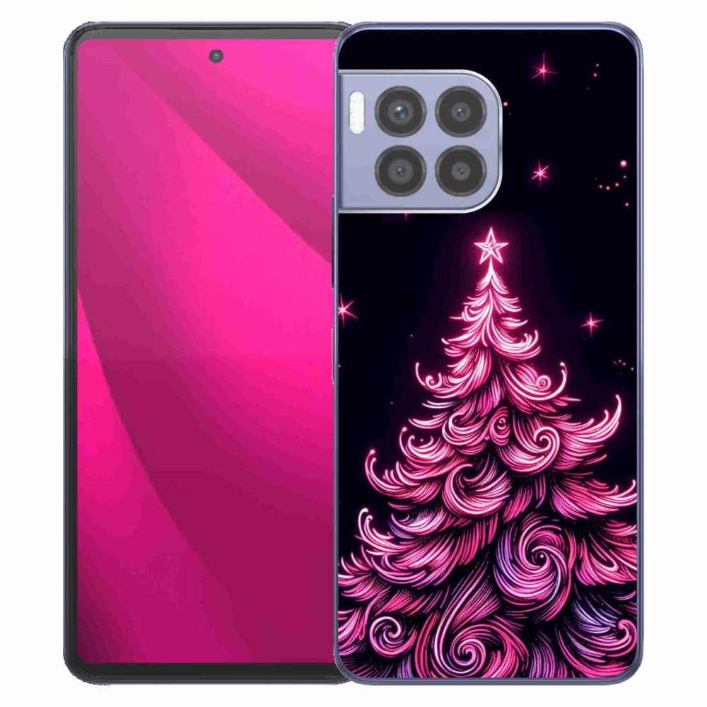 Zselés borítás mmCase a T-Mobile T Phone 2 Pro készülékhez - neon karácsonyfa 2