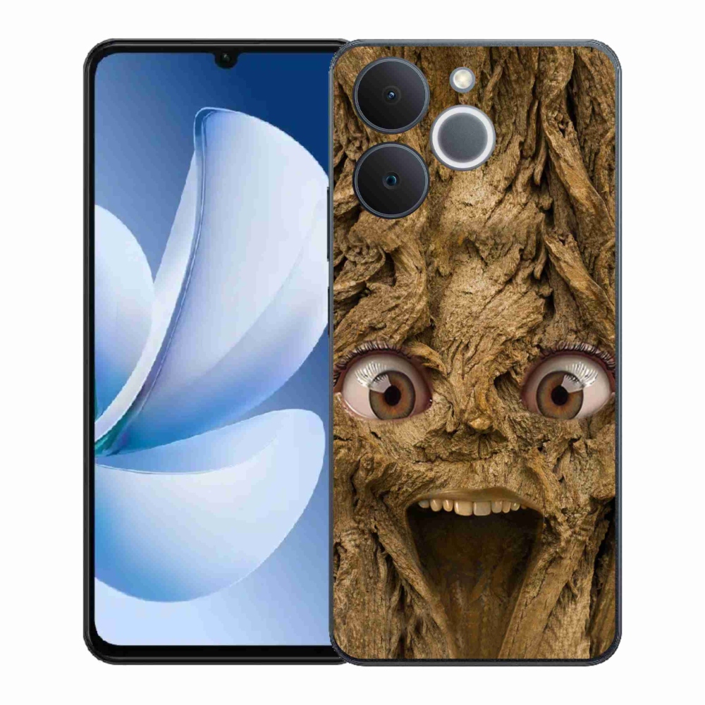 Gél borító mmCase a Realme Note 70T-hez - boldog fa szemekkel