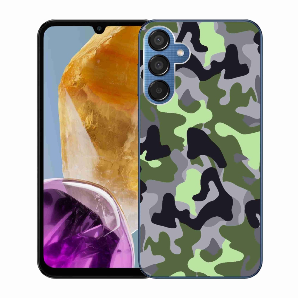 Gél védőhuzat mmCase Samsung Galaxy M15 5G - terepszínű minta 7