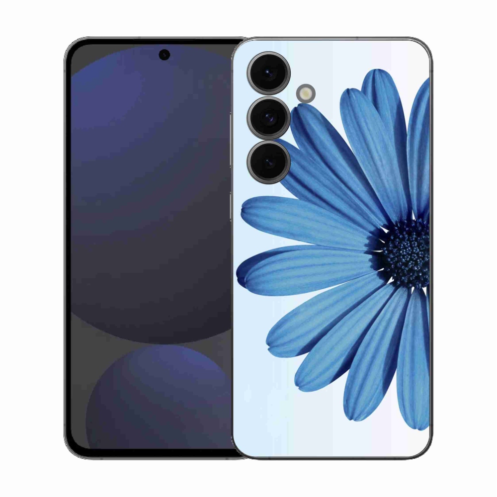 Gél védőhuzat mmCase Samsung Galaxy S25 FE készülékhez - kék margaréta