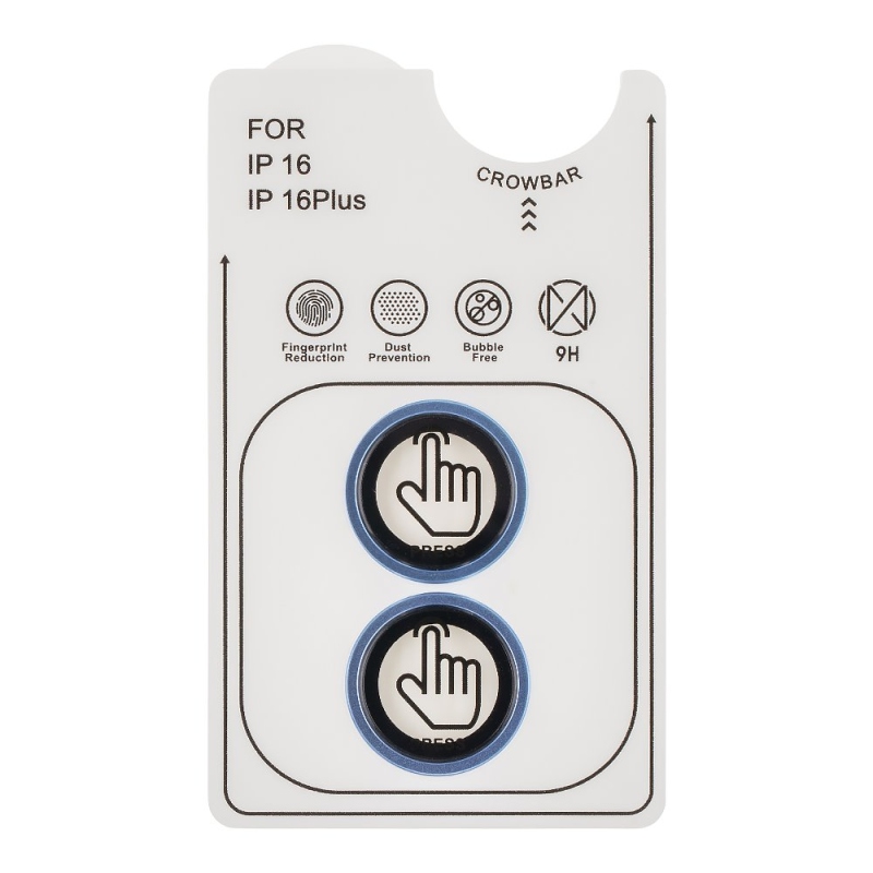 Csomagolás:ME lencsevédő Apple iPhone 16/16 Plus ultramarin színű készülékhez