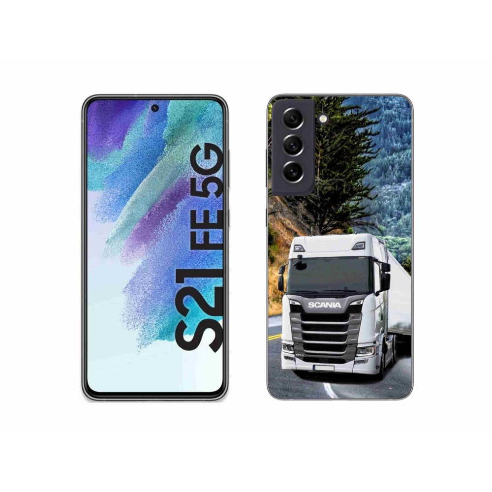 Zselés borítás mmCase Samsung Galaxy S21 FE 5G - teherautó 1