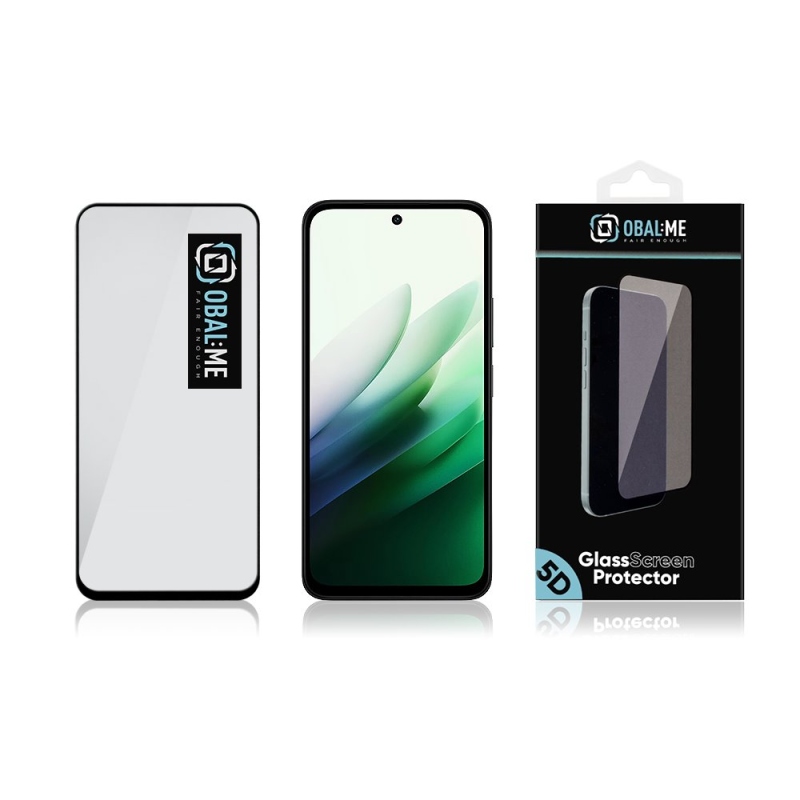 CSOMAG:ME 5D edzett üveg Xiaomi Redmi 15 5G Fekete