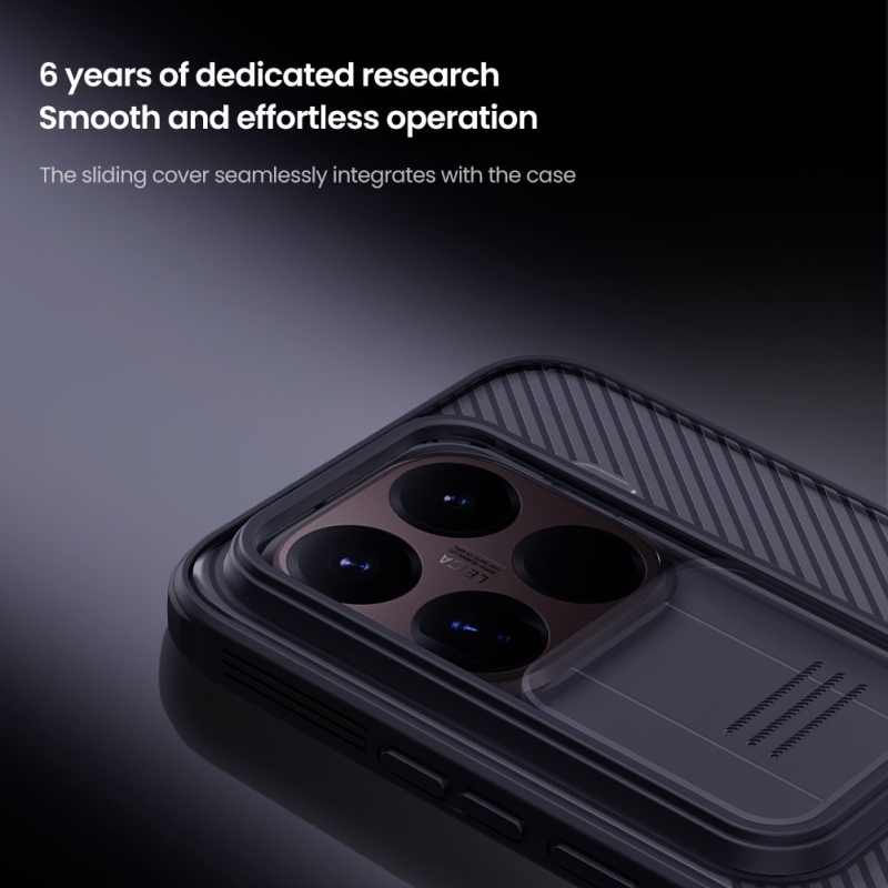 Nillkin CamShield PRO hátlap Xiaomi 15T Pro átlátszó fekete