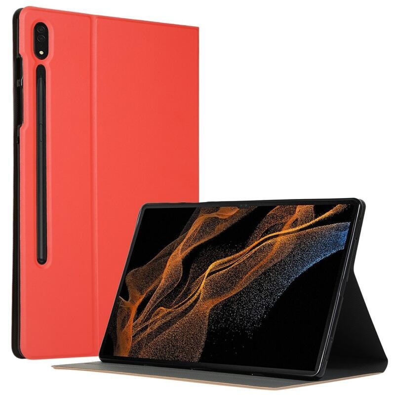 Összecsukható, pozicionálható tok Samsung Galaxy Tab S8 Ultra - piros