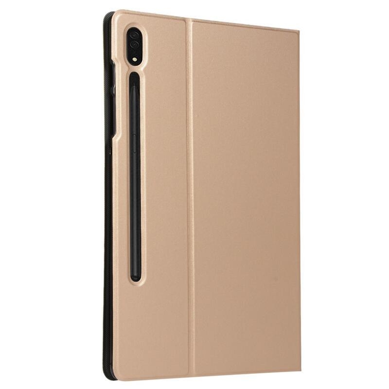 Összecsukható, pozicionálható tok Samsung Galaxy Tab S8 Ultra készülékhez - arany színben