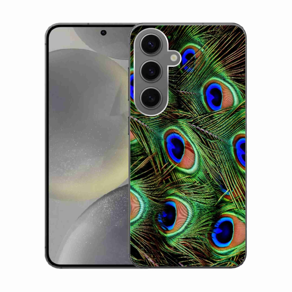 Zselés borítás mmCase Samsung Galaxy S24 készülékhez - pávatoll