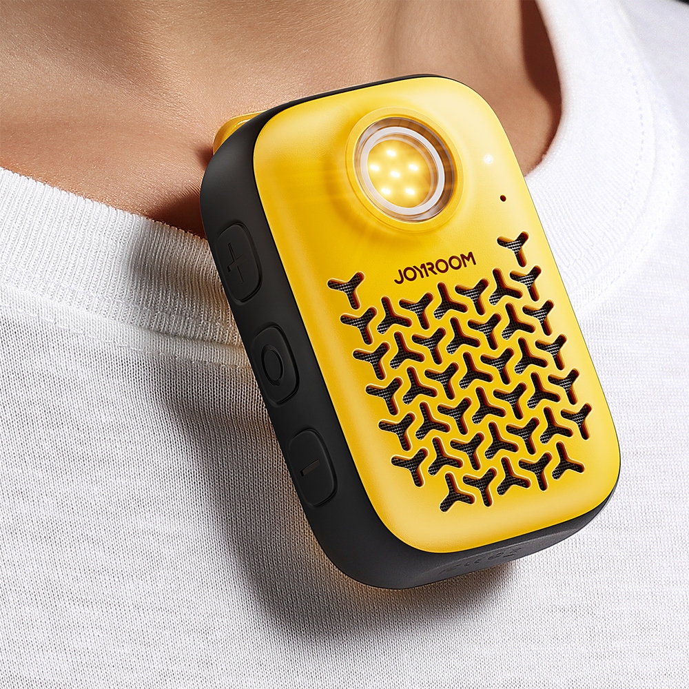 Joyroom Maya JR-MS03 hordozható Bluetooth hangszóró zseblámpával - sárga