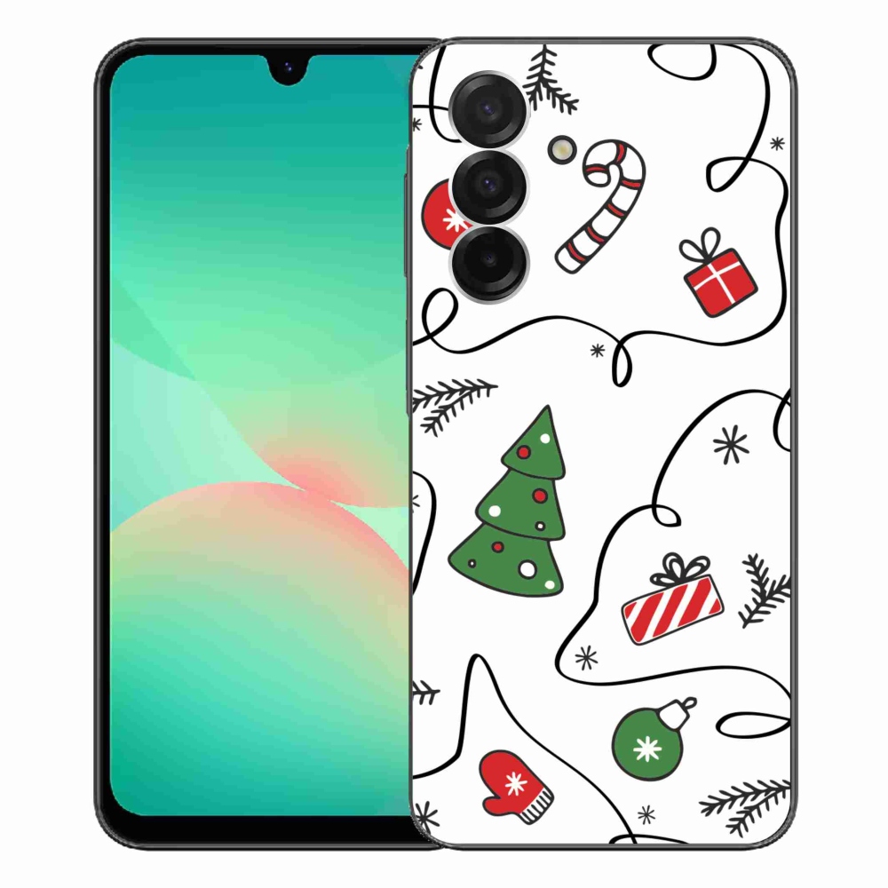 Gél borító mmCase Samsung Galaxy A26 5G - Karácsonyi motívumok