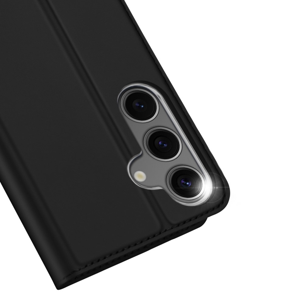 DUX könyvtáska Samsung Galaxy S25 készülékhez - fekete