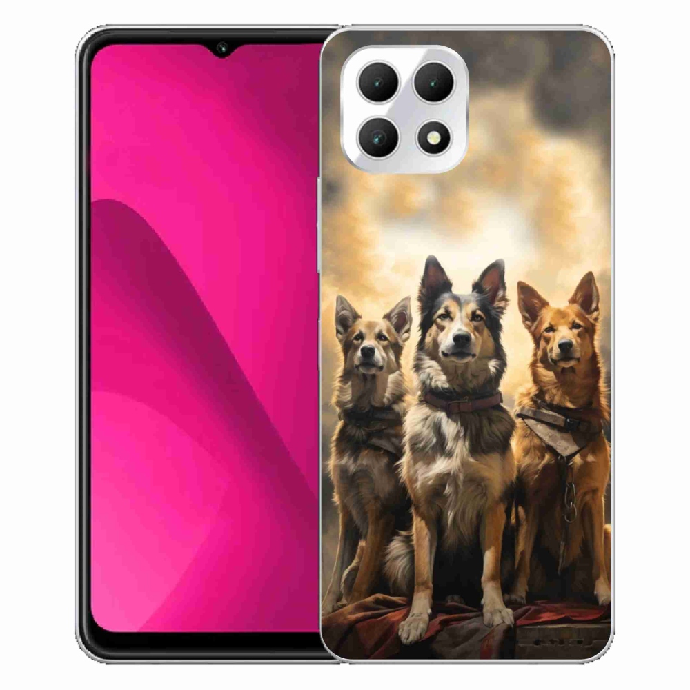 Zselés borítás mmCase a T-Mobile T Phone 2 készülékhez - három kutya